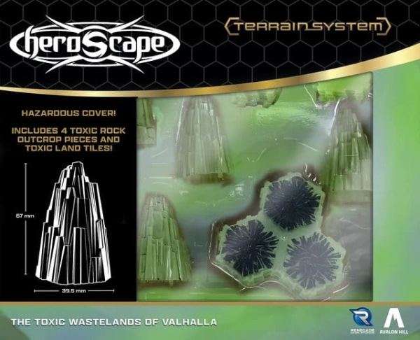 Heroscape Terrain Expansion Toxic Wastelands of Valhalla *English Version* 2