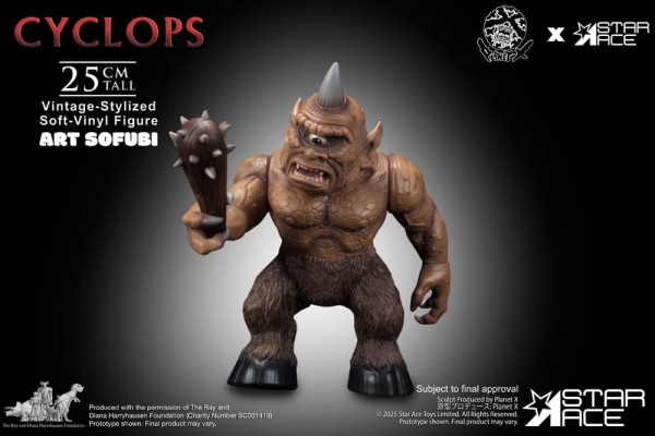 Ray Harryhausen Soft Vinyl Statue Cyclops (Vintage-Style) 25 cm 10