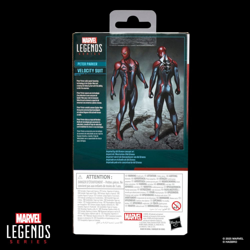 Spider-Man Marvel Legends Gamerverse Action Figure Peter Parker Velocity Suit 15 cm 3