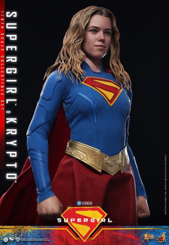 DC Comics Movie Masterpiece Action Figure Set Supergirl & Krypto 28 cm 12