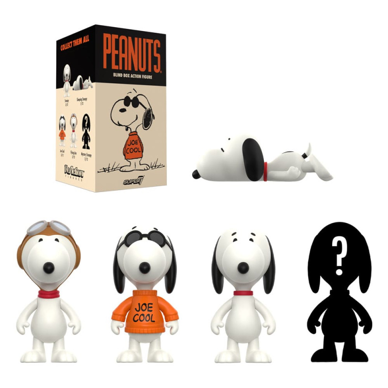 Peanuts ReAction Action Figures 10 cm Wave 06 So Many Snoopies! Blind Box Display (12) 3