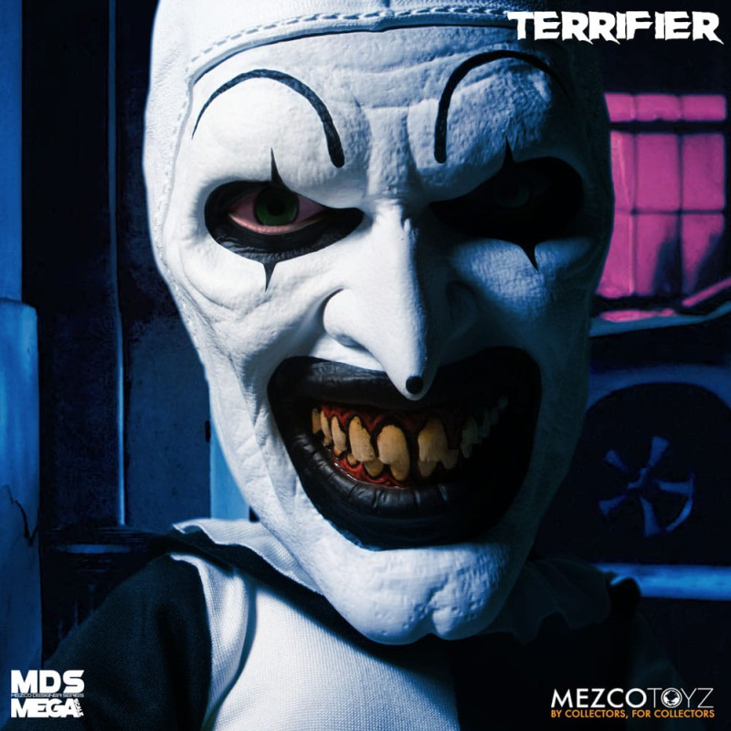 Terrifier MDS Mega Scale Plush Doll Art the Clown with Sound 38 cm 9