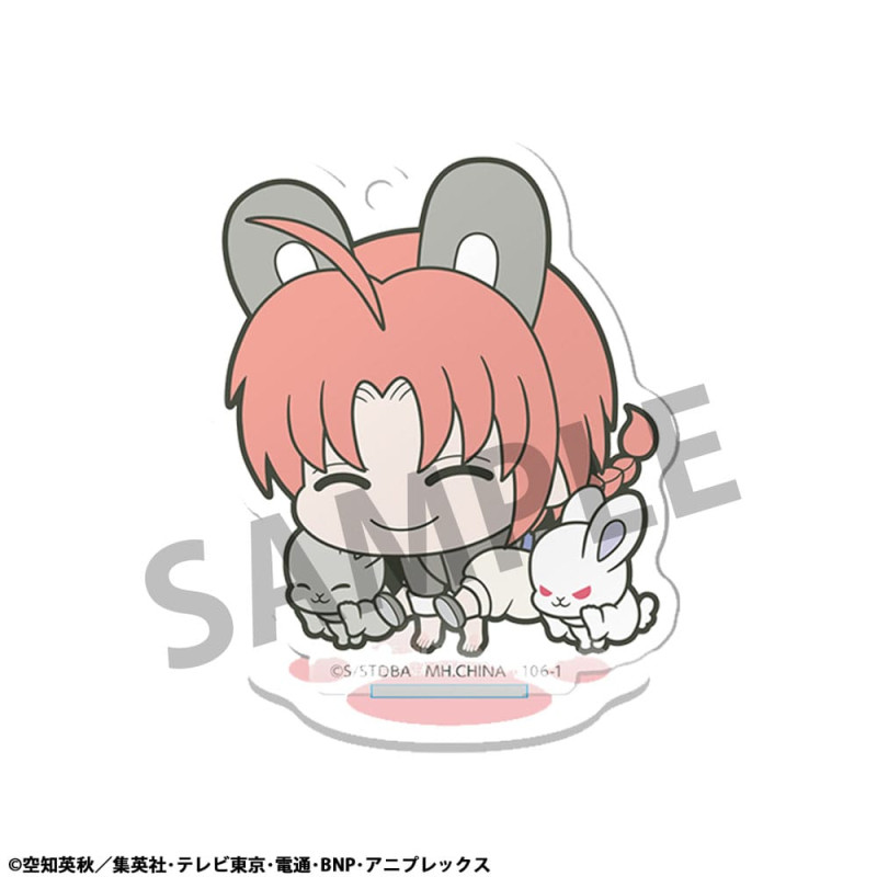 Gintama Acrylic Figure Prince Hata & Animal Paradise 6 cm Display (6) 5
