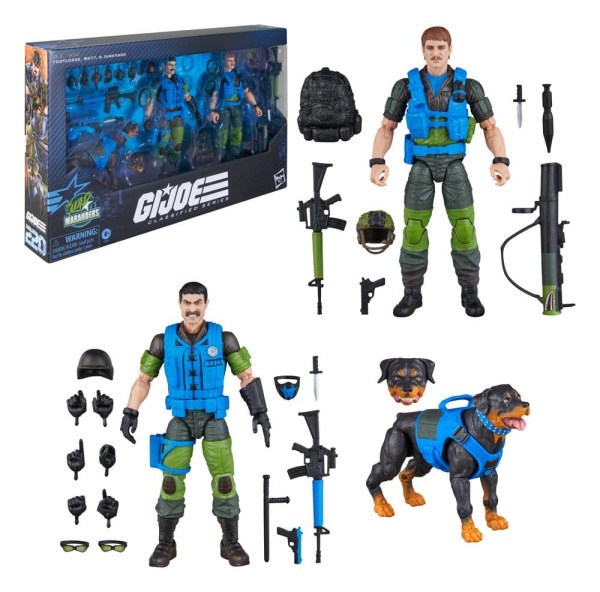G.I. Joe Classified Series Action Figure 3-Pack #220 Mad Marauders: Footloose & Mutt & Junkyard 15 c 2