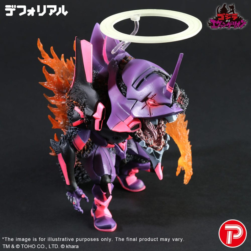 Godzilla vs. Evangelion Deforeal PVC Statue Test Type-01 Burning "G" Awakening Form 19 cm 5