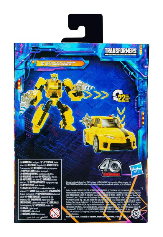 Transformers Generations Legacy United Deluxe Class Action Figure Animated Universe Bumblebee 14 cm