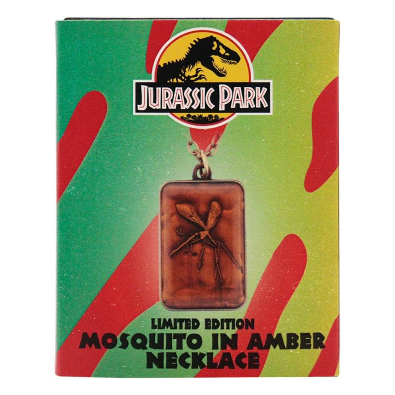 Jurassic Park Replika Necklace with amber pendant Limited Edtiton
