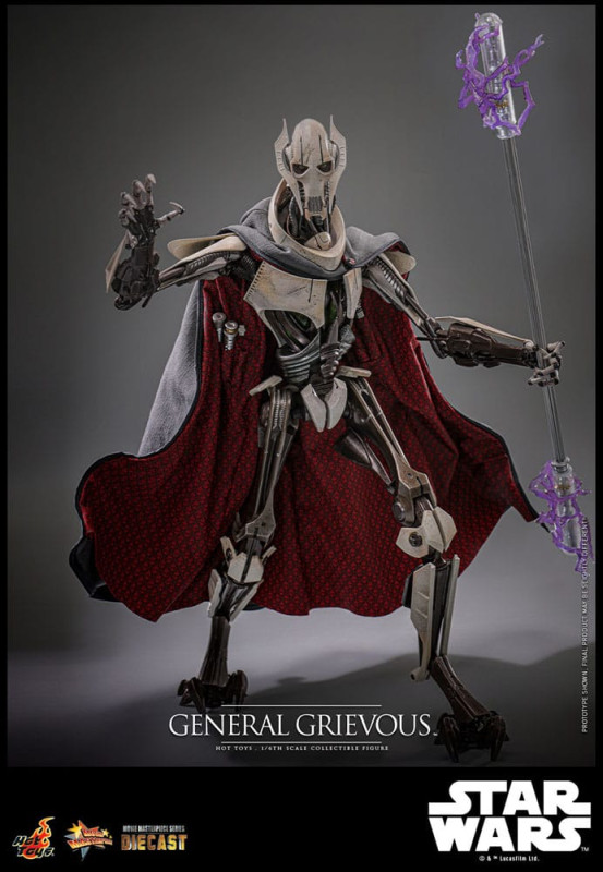 Star Wars Movie Masterpiece Diecast Action Figure 1/6 General Grievous 42 cm 7