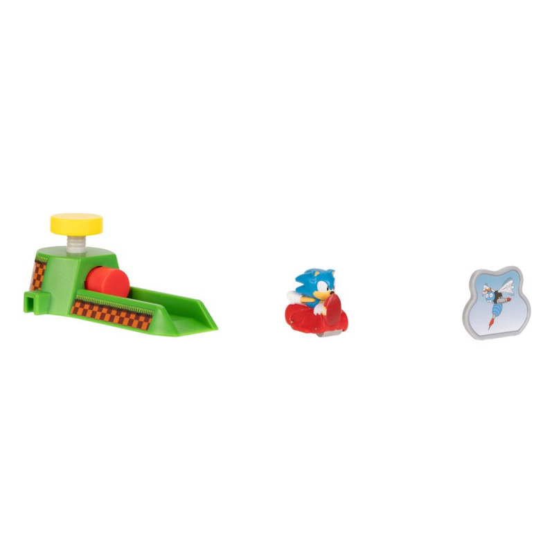 Sonic - The Hedgehog Go Go Racers Vehicles Mini Launching ramps Assortment (4) 12