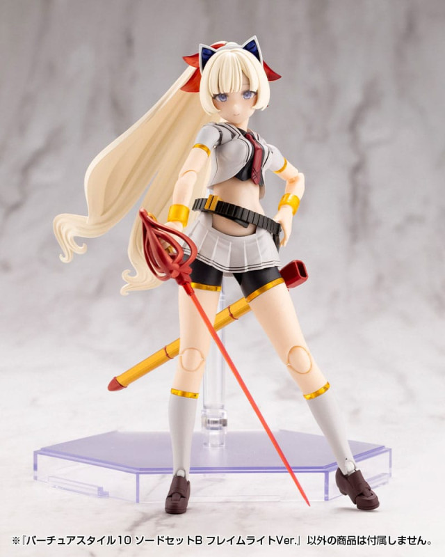 Kotobukiya M.S.G. Model Kit Accessory Set Virtuous Style 10 Sword Set B Flamerite Ver. 9