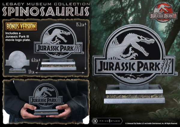 Jurassic Park Legacy Museum Collection Statue 1/6 Spinosaurus Bonus Version 134 cm 2