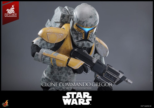 Star Wars: The Clone Wars Action Figure 1/6 Clone Commando Gregor Hot Toys Exclusive 30 cm 13