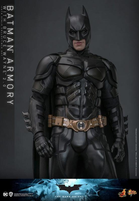 The Dark Knight Movie Masterpiece Action Figures & Diorama 1/6 Batman Armory with Bruce Wayne (2.0)