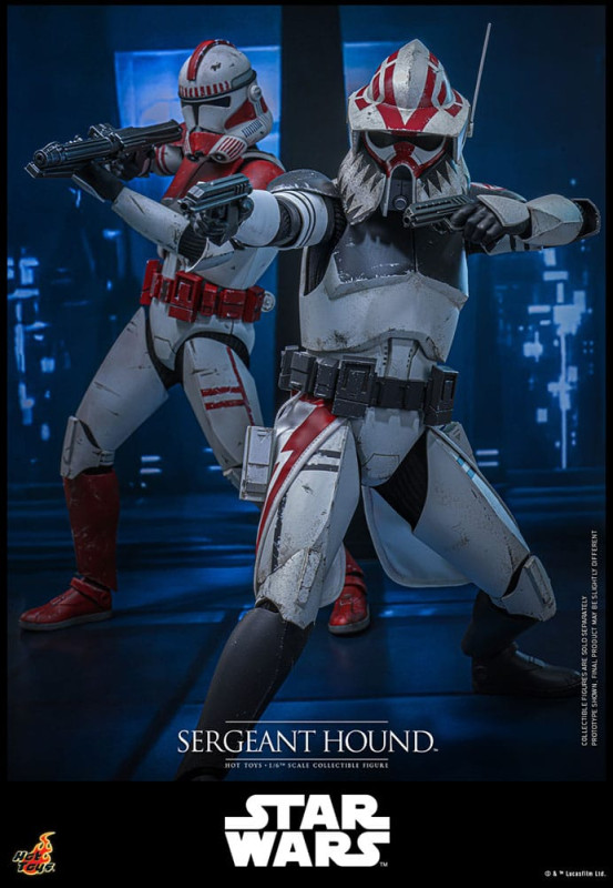 Star Wars: The Clone Wars Action Figure 1/6 Sergeant Hound 30 cm 10