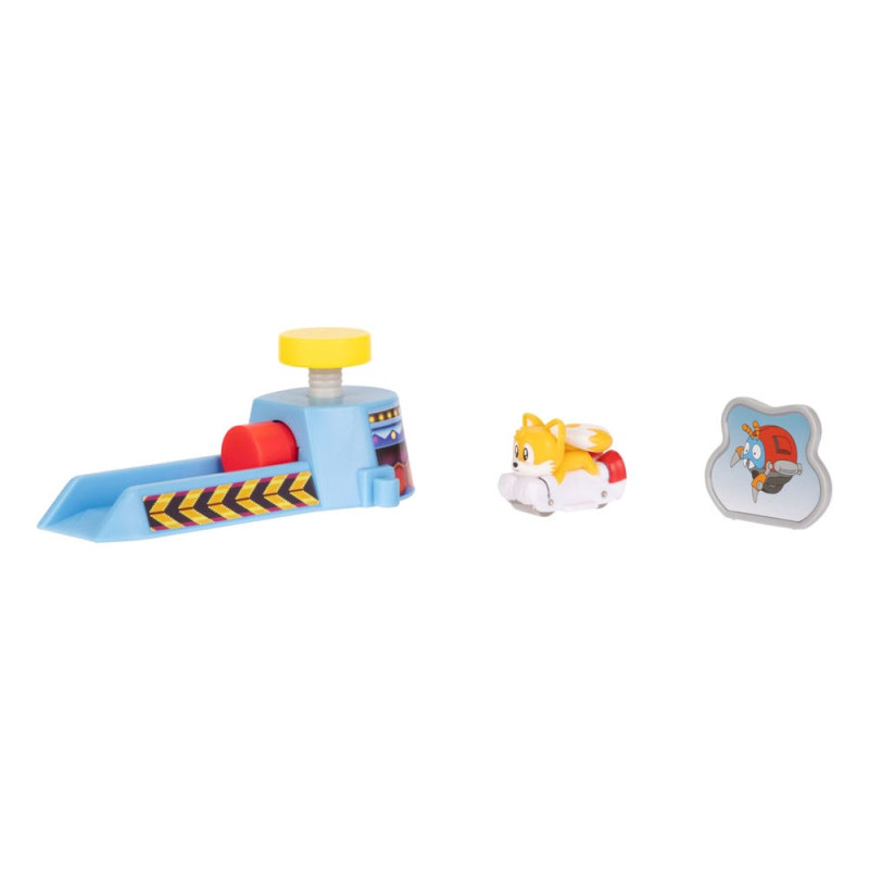 Sonic - The Hedgehog Go Go Racers Vehicles Mini Launching ramps Assortment (4) 1