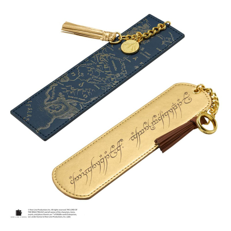 The Lord of the Rings Bookmarks 2-Pack Middle Earth and Elven script 1