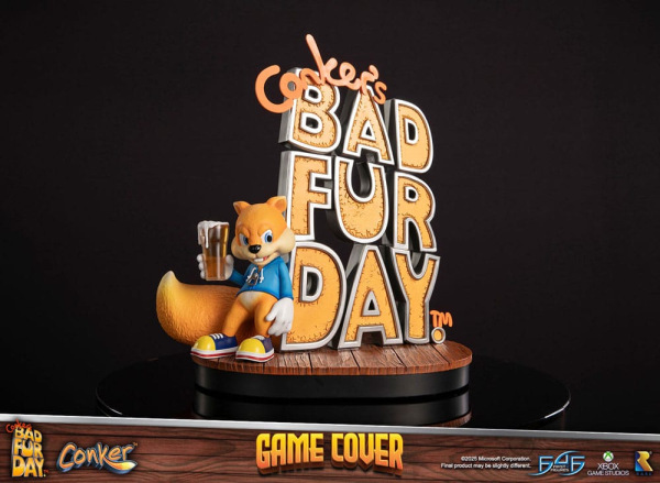 Conker´s Bad Fur Day Statue Game Cover Exclusive Edition 45 cm 8