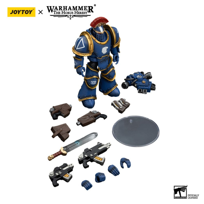 Warhammer The Horus Heresy Action Figure 1/18 Ultramarines Legion MKIII Tactical Squad Sergeant with 13