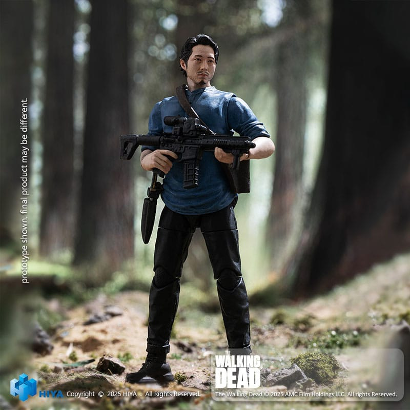 The Walking Dead Exquisite Mini Series Actionfigur 1/18 Glenn 11 cm 5