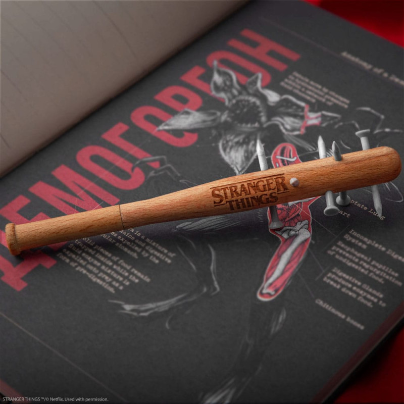 Stranger Things Spiked Bat Pen & Stranger Things Pin 1