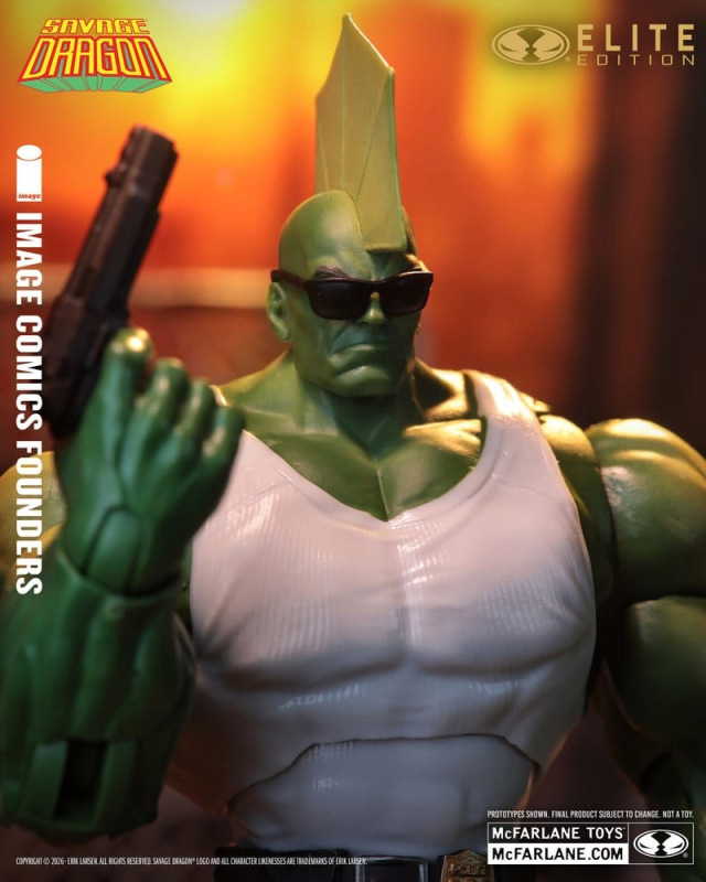 Savage Dragon Image Comics Founders Series McFarlane Elite Edition Action Figure Dragon 20 cm 6