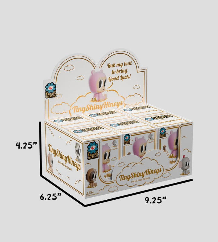 Tiny Shiny Hineys Mini Figures S1 7 cm Blind Box Display (6) 10