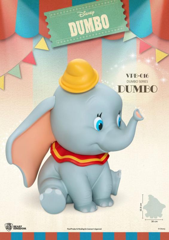 Disney Piggy Vinyl Bank Functional Dumbo 34 cm