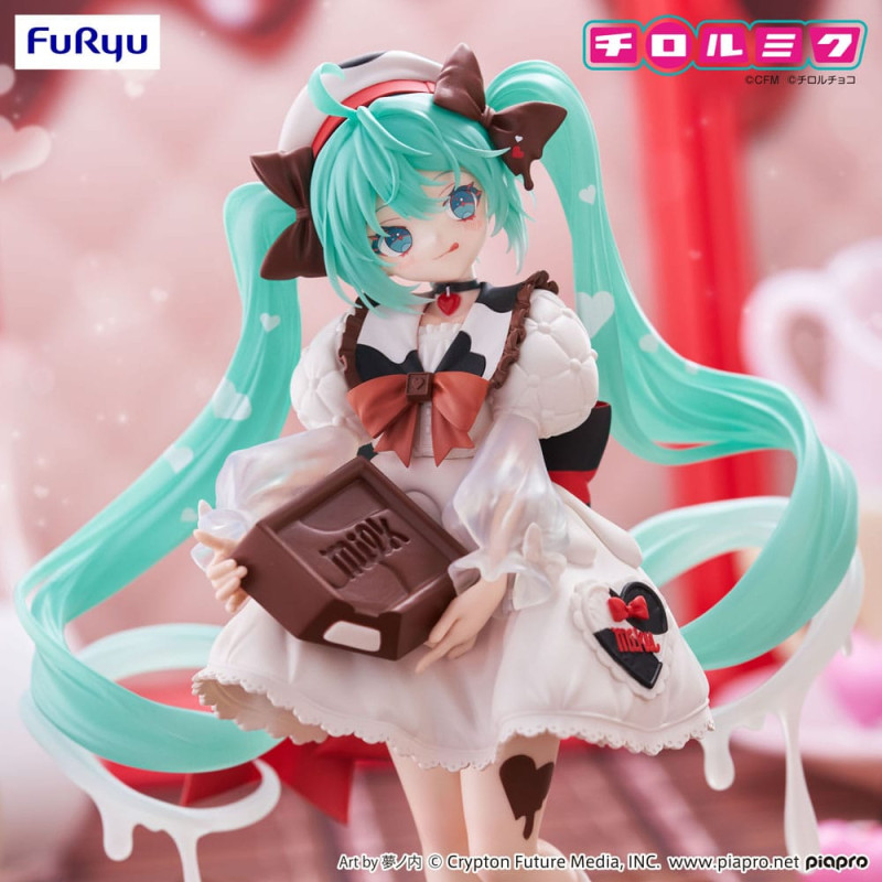 Hatsune Miku x Tirol Choco Trio-Try-iT PVC Statue Hatsune Miku Milk Ver. 18 cm 9