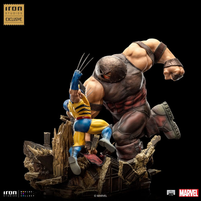 Marvel BDS Art Scale Statue 1/10 Wolverine vs Juggernaut heo EU Exclusive 30 cm 4