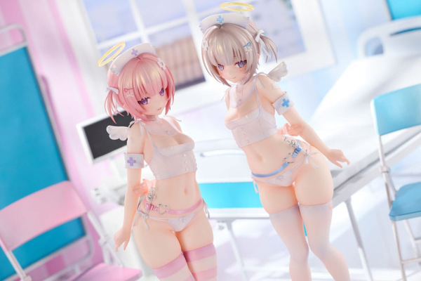 Original Character Statue 1/6 Suzu & Nagi Illustrated by Kuma 4-gou Set Edition 27 cm 2