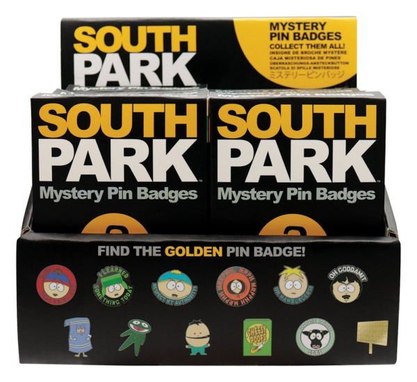 South Park Mystery Pin Badges Display (12) 8