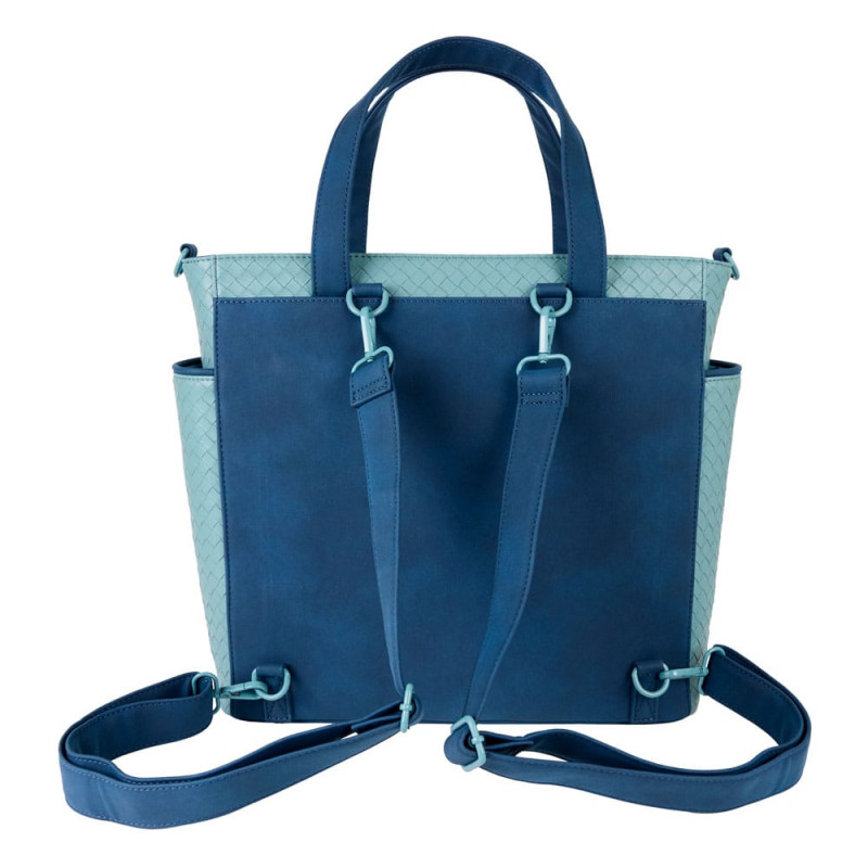 Disney by Loungefly Canvas Tote Bag Convertible Stitch Embroidered 2