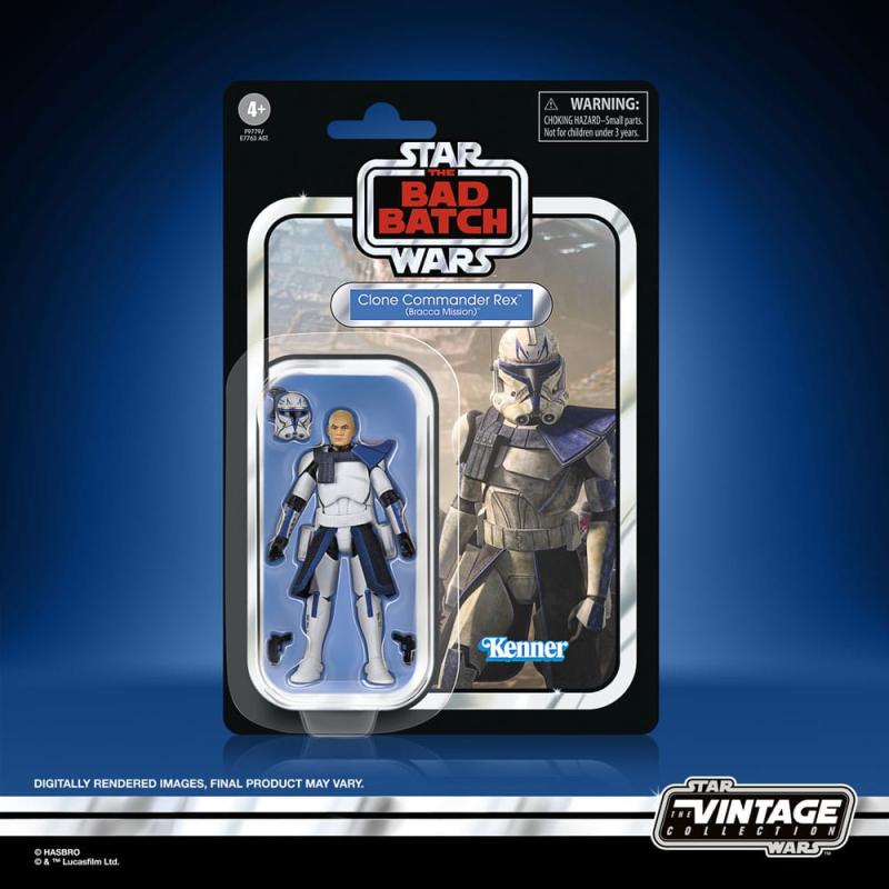 Star Wars: The Bad Batch Vintage Collection Action Figure Clone Commander Rex (Bracca Mission) 10 cm