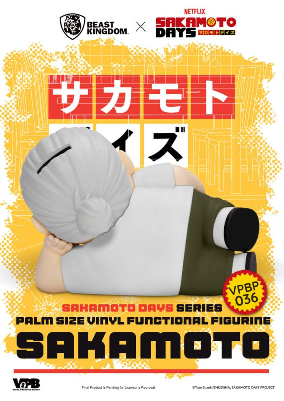 Sakamoto Days Piggy Vinyl Bank Taro Sakamoto 14 cm 2