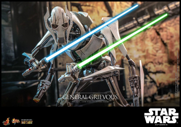 Star Wars Movie Masterpiece Diecast Action Figure 1/6 General Grievous 42 cm 11