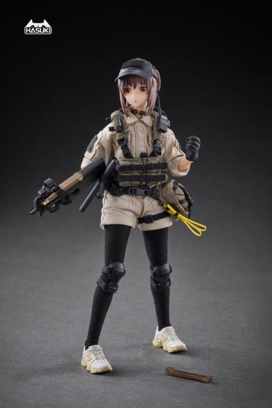 Pocket Art Action Action Figure 1/12 PA006 Reizei Hiyo the Security 15 cm