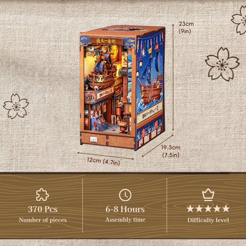 Book Nook Tsutenkaku Ichiban Street 23 x 12 cm 4