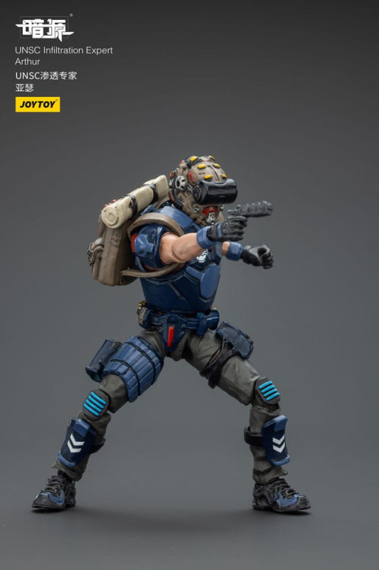 UNSC Dark Source Action Figur Infiltration Expert Arthur 7 cm 6