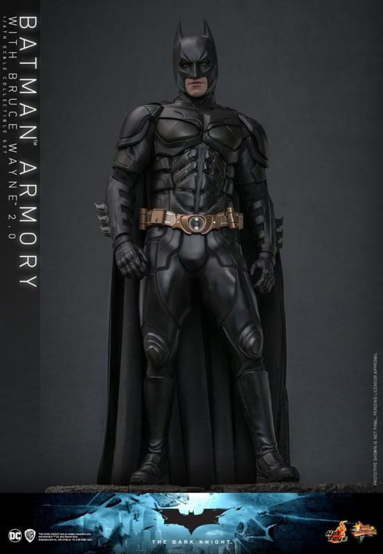 The Dark Knight Movie Masterpiece Action Figures & Diorama 1/6 Batman Armory with Bruce Wayne (2.0) 11