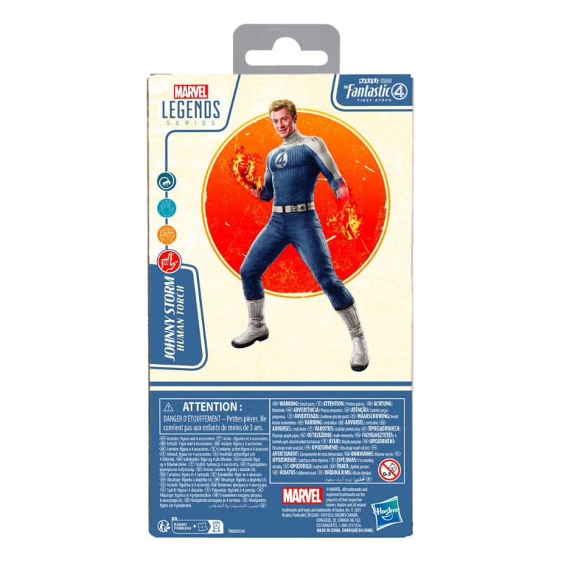 The Fantastic Four: First Steps Marvel Legends Action Figure Johnny Storm 15 cm 3