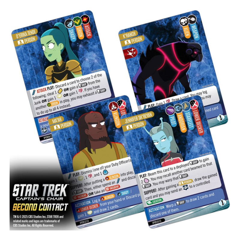 Star Trek: Captain's Chair Card Game Second Contact *English Version* 4