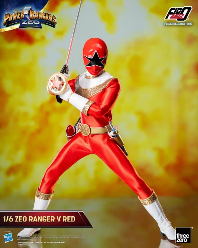 Power Rangers Zeo FigZero Action Figure 1/6 Ranger V Red 30 cm 3