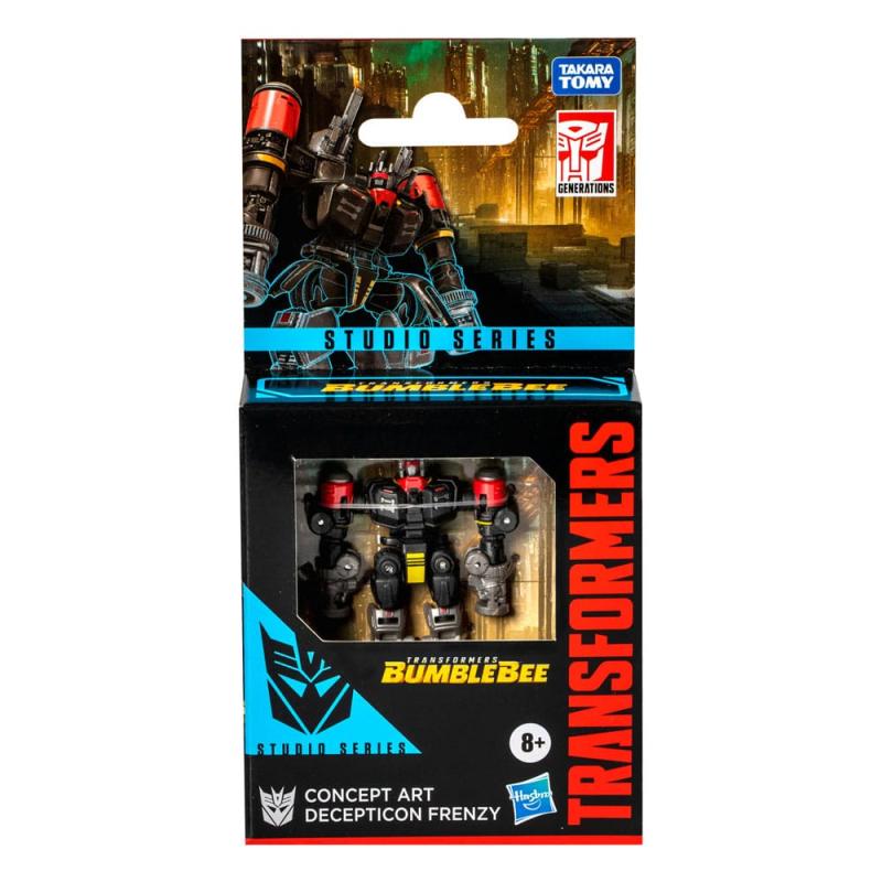 Transformers: Bumblebee Studio Series Core Class Action Figure Concept Art Decepticon Frenzy 9 cm