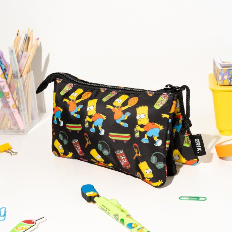 The Simpsons Triple Pencil Case Bart 2