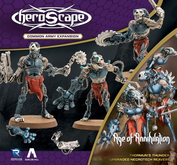 Heroscape Army Expansion Age of Annihilation Upgraded Necrotech Reavers (Common) *English Version* 2