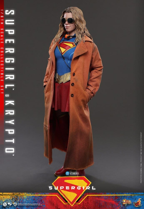 DC Comics Movie Masterpiece Action Figure Set Supergirl & Krypto 28 cm 13