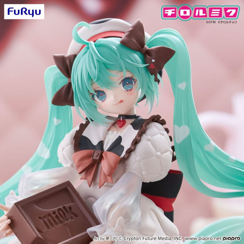 Hatsune Miku x Tirol Choco Trio-Try-iT PVC Statue Hatsune Miku Milk Ver. 18 cm 1