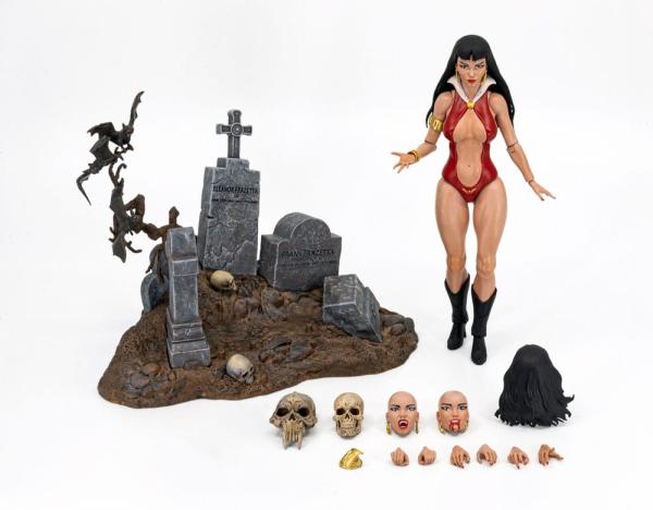 Frazetta Girls Action Figure 1/12 Vampirella 16 cm 5