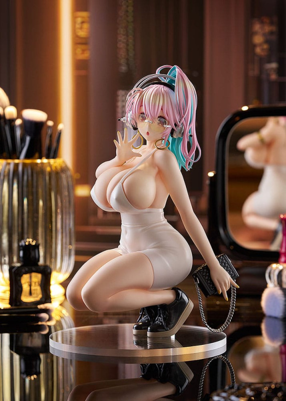 Super Sonico Pop Up Parade PVC Statue Super Sonico: 15th Mini Dress Ver. L Size 20 cm 2