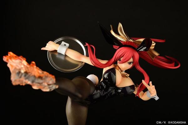 Fairy Tail Statue 1/6 Erza Scarlet High Kick Black Bunny Ver. 37 cm